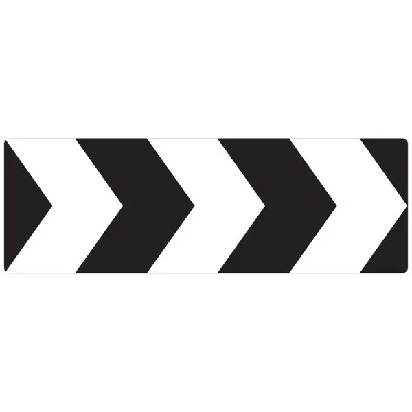 CHEVRON HAZARD MARKER OVERSIZE 1 WAY