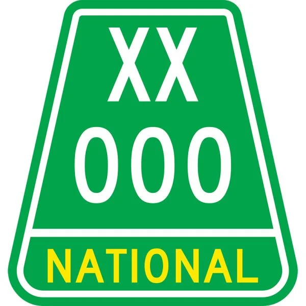 KILOMETRE PLATE XX