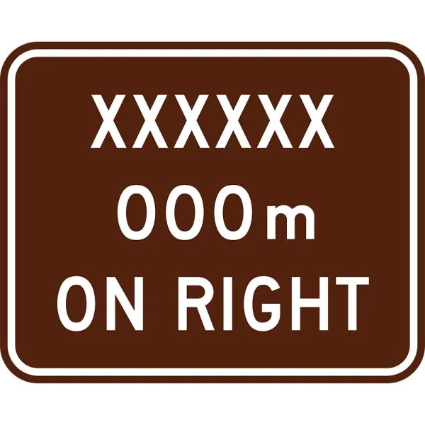 ADVANCE ON RIGHT AT ROADSIDE