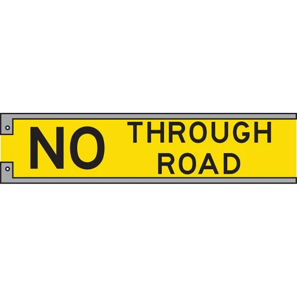 NO THROUGH ROAD