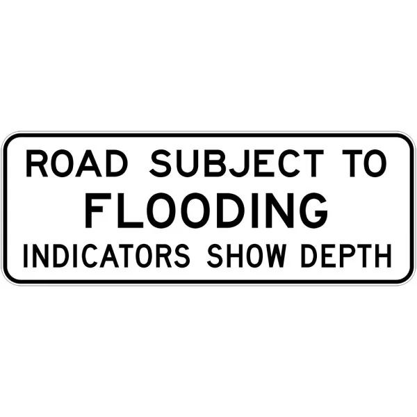 ROAD SUBJECT TO FLOODING