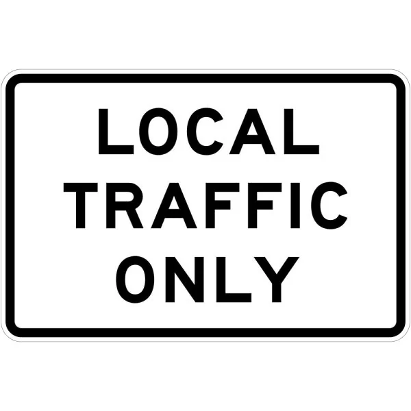 LOCAL TRAFFIC ONLY