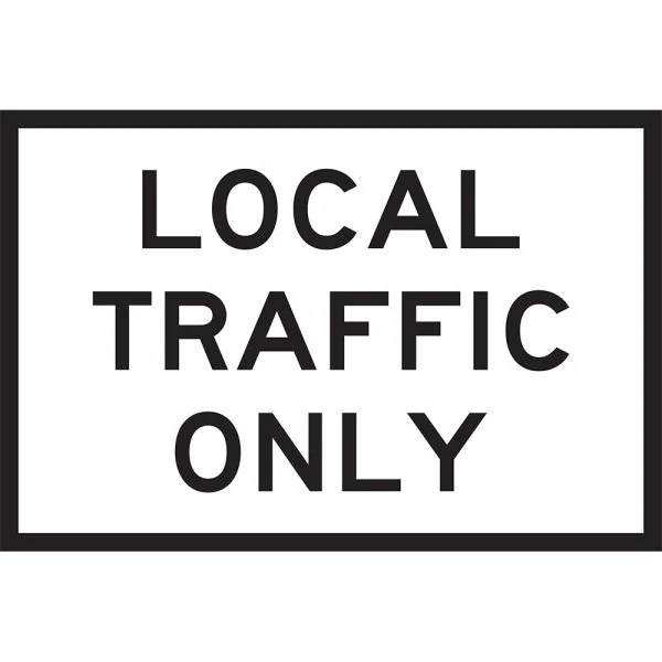 LOCAL TRAFFIC ONLY
