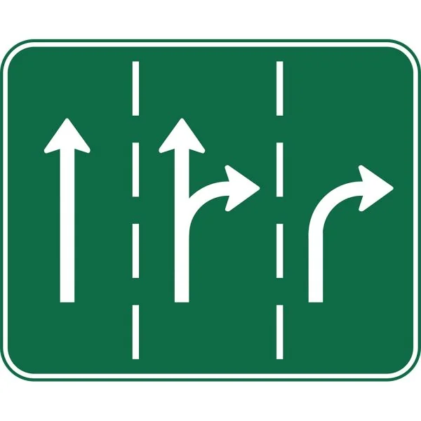 NO DESTINATIONS OR ADDED LANE