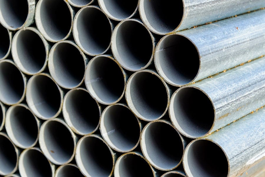 GALVANISED STEEL POST – LIGHT DUTY AS1163 – 50NB x 6.50m