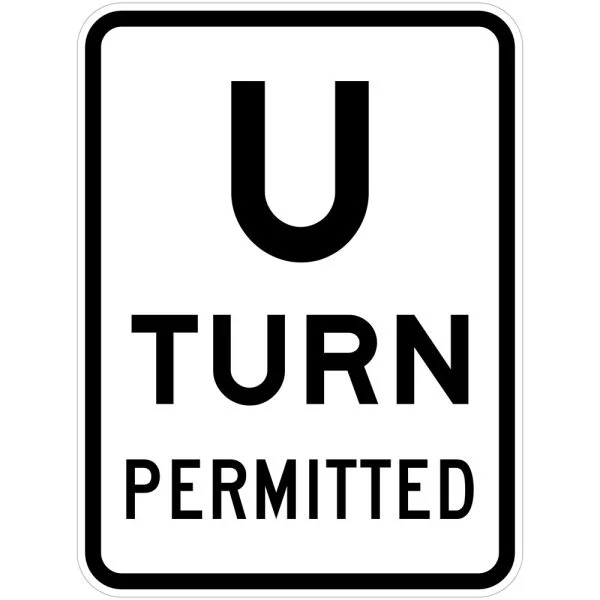 U TURN PERMITTED