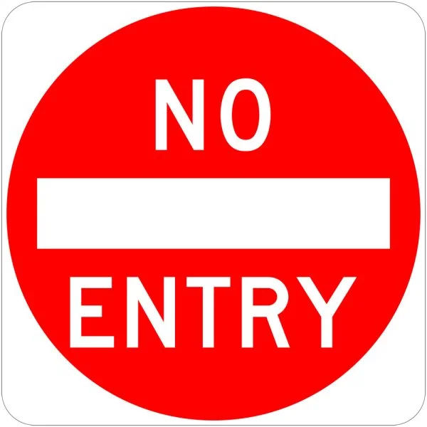 NO ENTRY