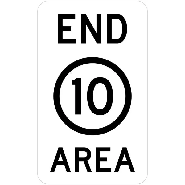 END SPEED LIMIT AREA