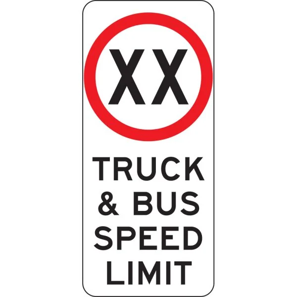 SPEED LIMIT – TRUCK AND BUS