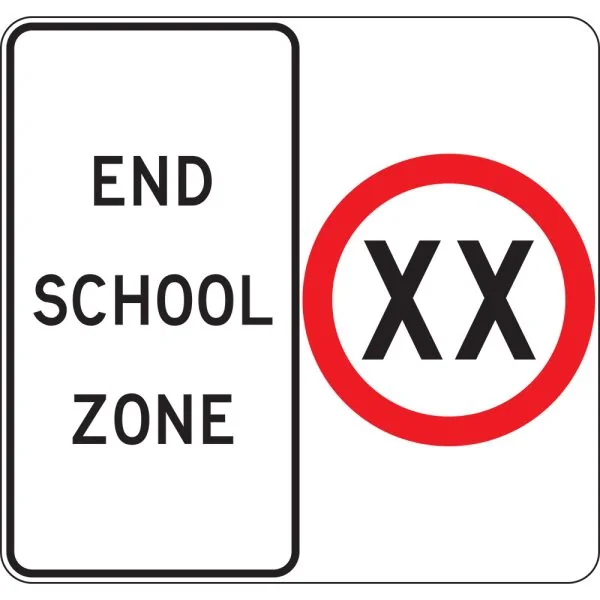 END SCHOOL ZONE