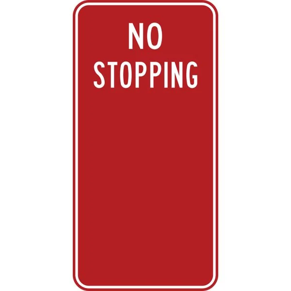 NO STOPPING