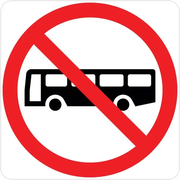 BUSES PROHIBITED