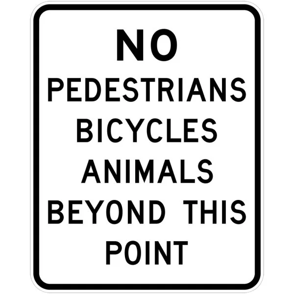 NO BEYOND THIS POINT