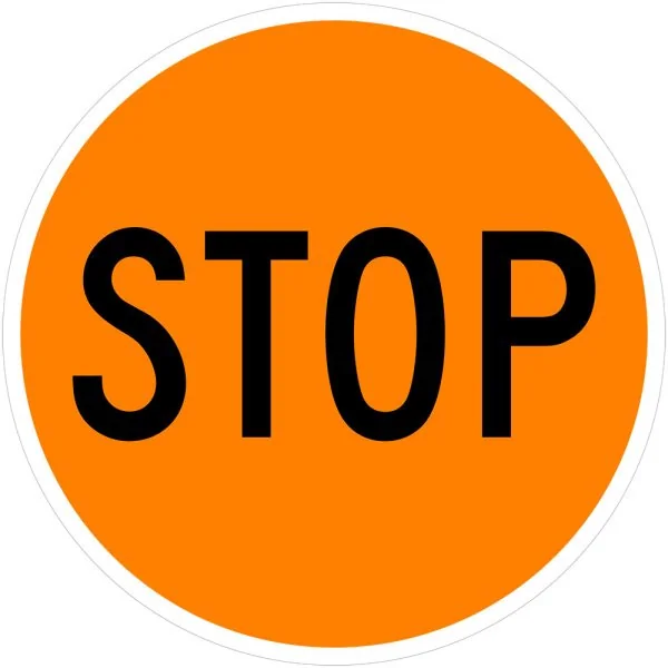 HAND STOP BANNER (DOUBLE SIDED)