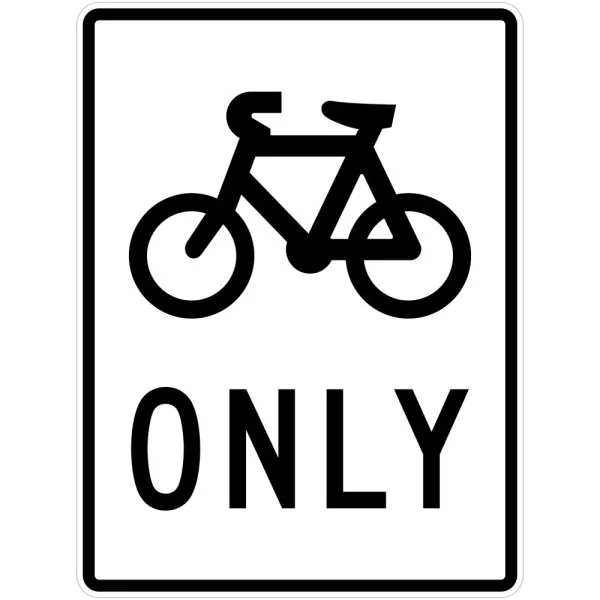 BICYCLE PATH ONLY