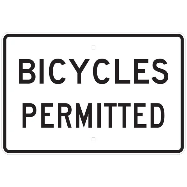 BICYCLES PERMITTED