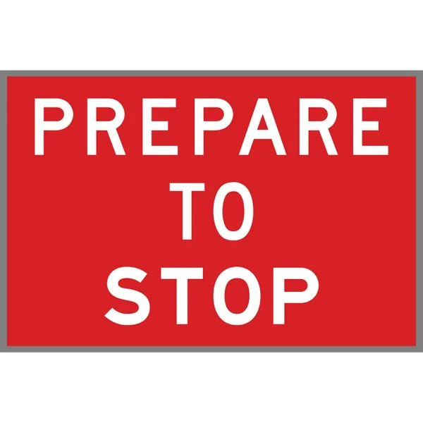 PREPARE TO STOP