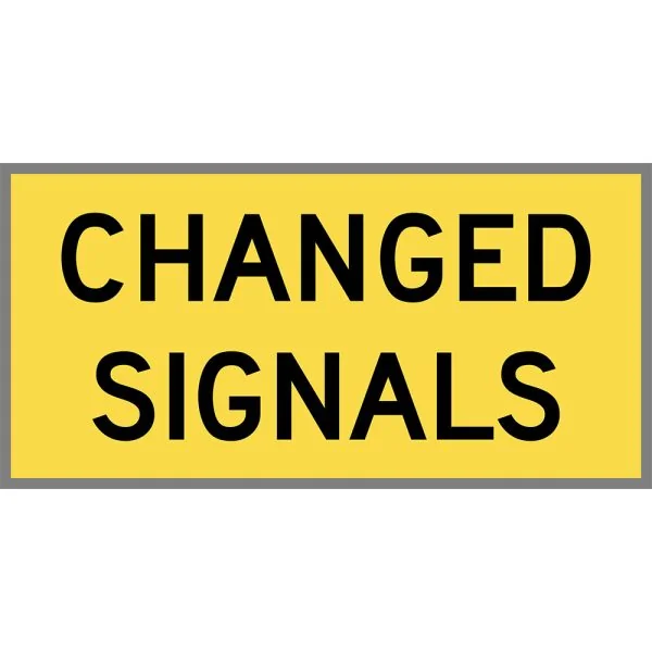 CHANGED SIGNALS