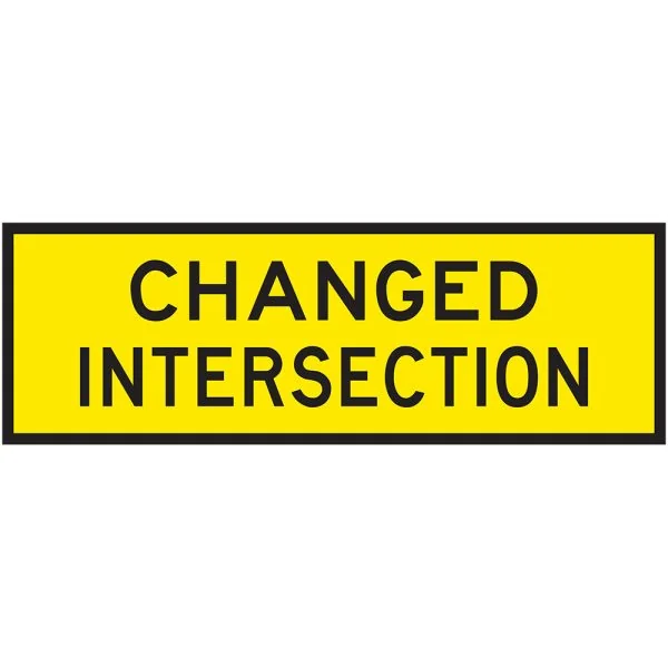 CHANGED INTERSECTION