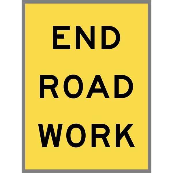 END ROAD WORK