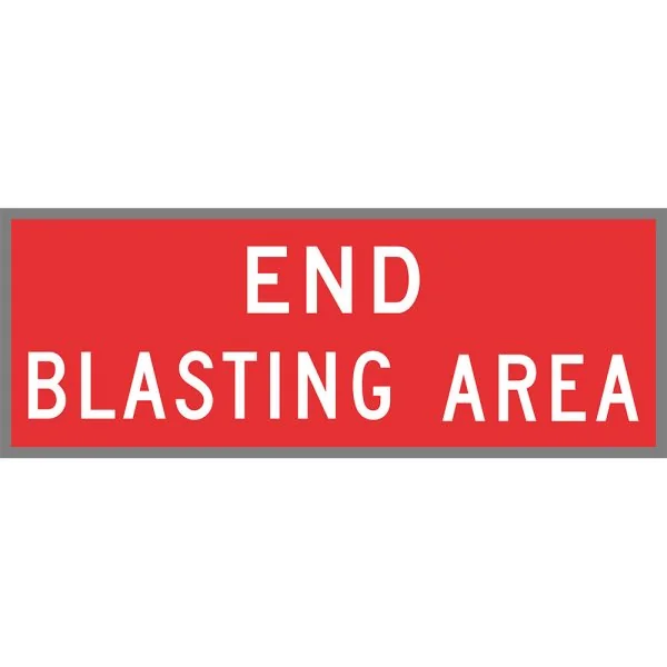 END BLASTING AREA