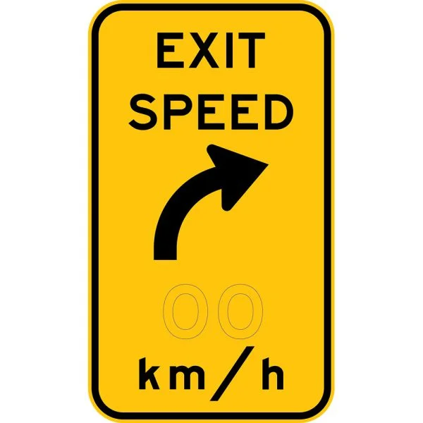 EXIT SPEED CURVE X KM/H