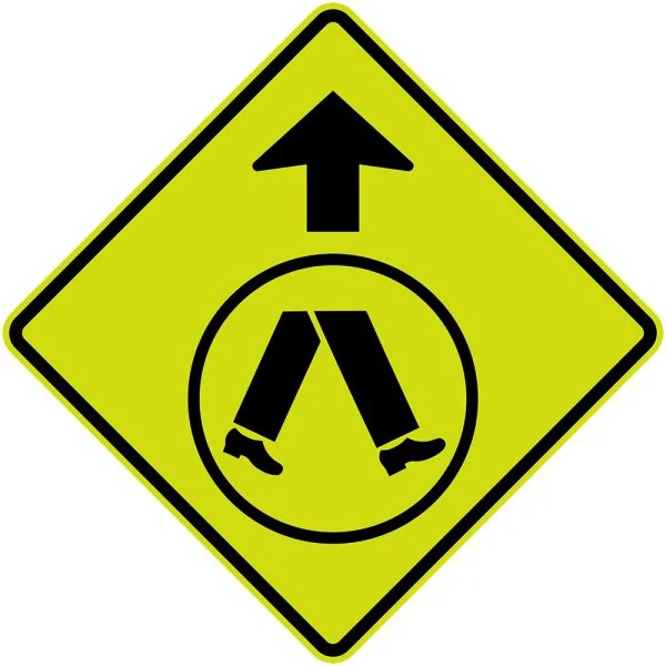 PEDESTRIAN CROSSING AHEAD