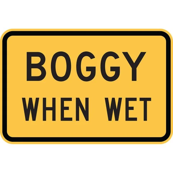 BOGGY WHEN WET